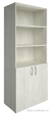 Офисный шкаф полуоткрытый