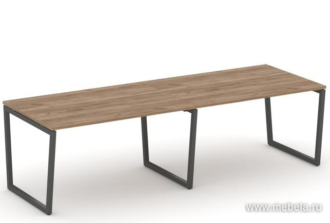 Стол переговорный на T2-образных опорах 40х40  (без лючков)