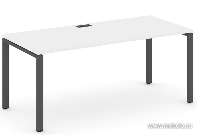 Стол руководителя на металлокаркасе на П-образных опорах