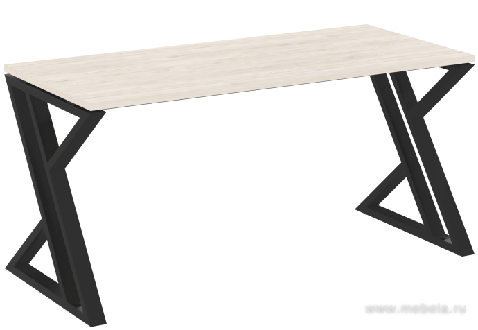 Стол рабочий на металлокаркасе (z-образные опоры)