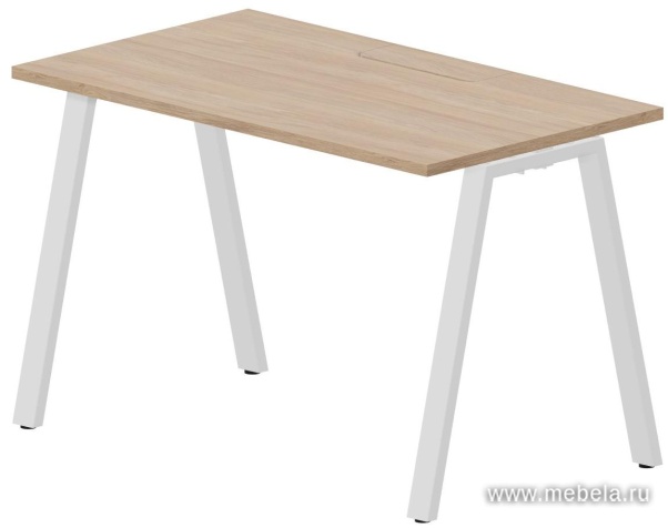 Стол рабочий на металлокаркасе (А-опоры / меламиновый аутлет)