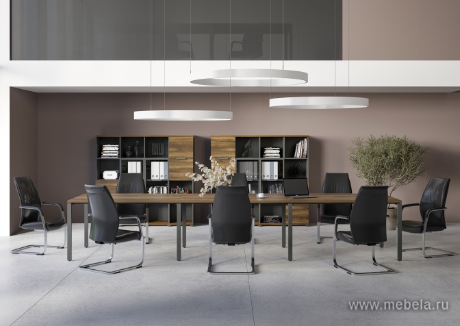 Проходной наборный элемент переговорного стола