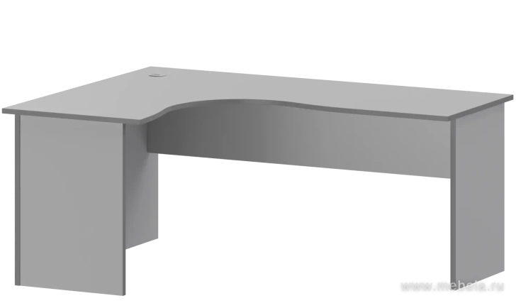 Письменный стол криволинейный, левый