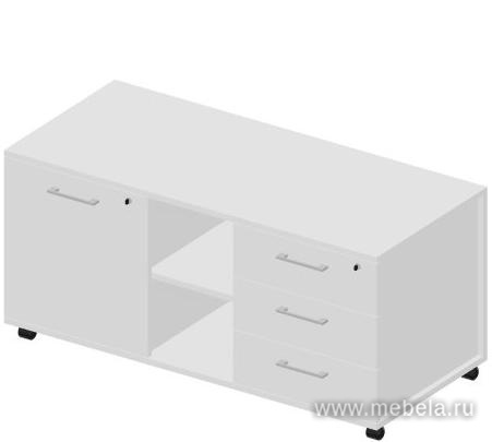 Тумба сервисная (3 секции) с ручками  (прав./лев.)