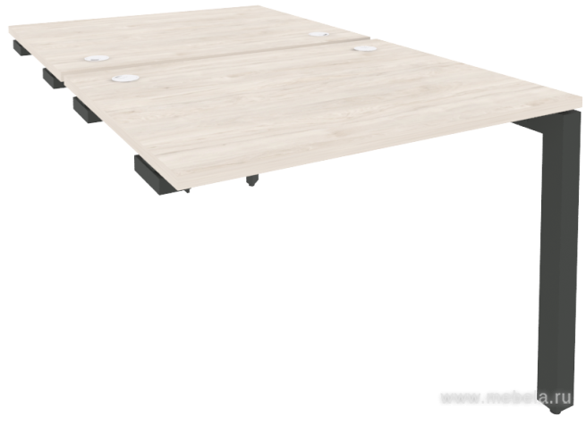 Стол-приставка двойной к опорным элементам