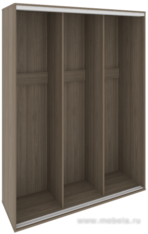 Высокий корпус шкафа-купе + трэк (3-х секционный)