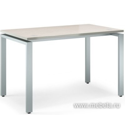 Стол на металлокаркасе письменный прямой