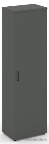Гардероб узкий неглубокий универсальный, задняя стенка ЛДСП