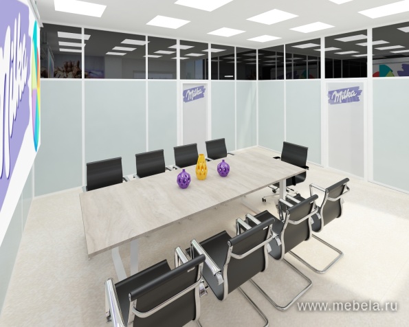 Офисный шкаф средний узкий белое стекло в раме (лев/прав) 