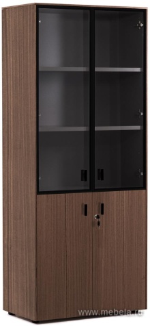 Офисный шкаф для документов со стеклом