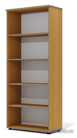 Офисный шкаф закрытый, высокий с полками