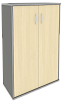 Офисный шкаф средний широкий (2 средние двери ЛДСП)