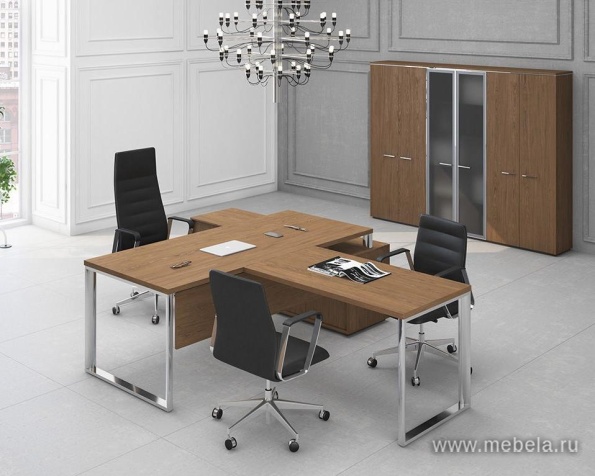 Офисный шкаф комбинированный (для одежды + со стеклом)