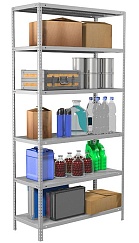 Стеллаж MS 220/100x40/6