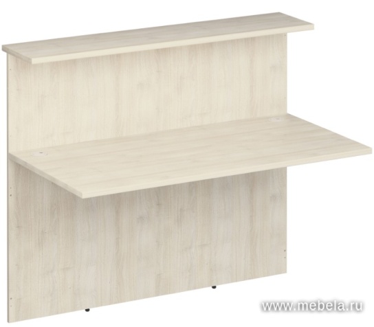 Модуль стойки ресепшен прямой с заглушками (без опор)