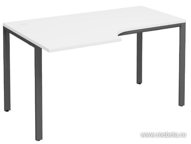 Стол письменный на П-образном металлокаркасе (левый)
