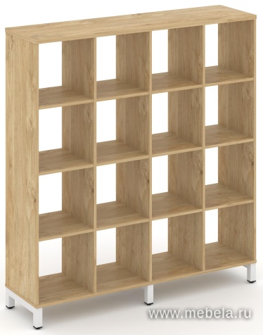 Каркас стеллажа 4 яруса (без вставок и задних стенок)