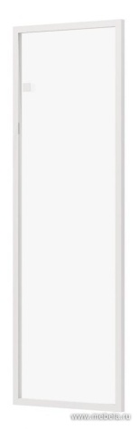 Дверь стеклянная прозрачная в алюминиевой раме