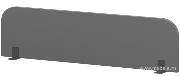 Экран настольный радиусный с держателями