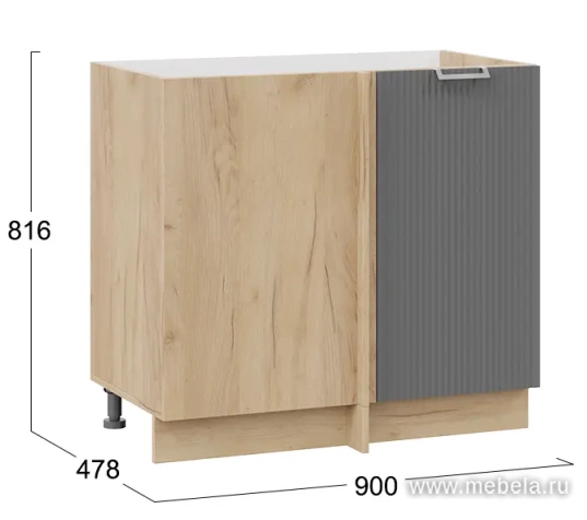 Шкаф напольный угловой