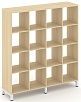 Каркас стеллажа 4 яруса (без вставок и задних стенок)