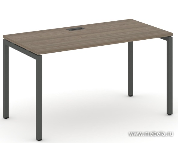 Стол письменный на металлокаркасе на П-образных опорах 40х40