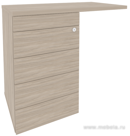 Тумба приставная (TIP-ON) (универсальная л/пр)