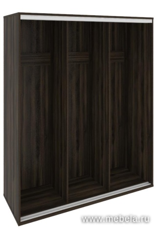 Низкий корпус шкафа--купе + трэк (3-х секционный)