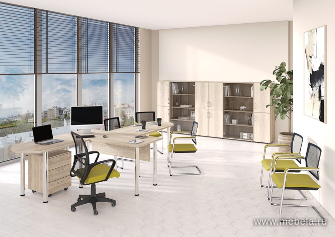 Офисный шкаф для документов узкий закрытый