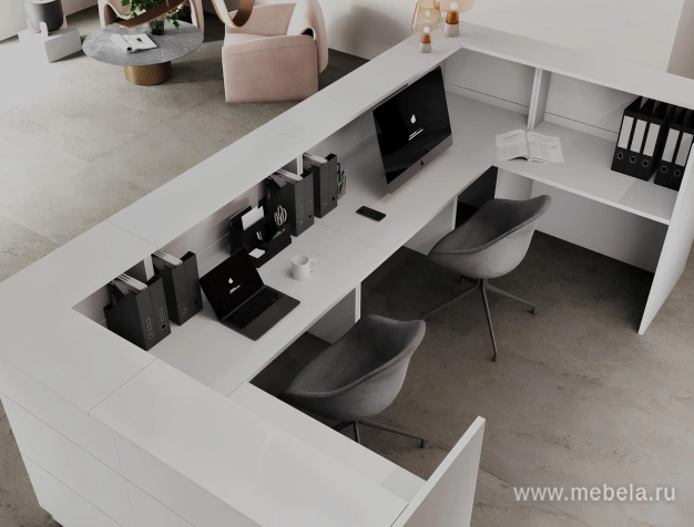 Тумба подкатная 3 ящика с центральным замком