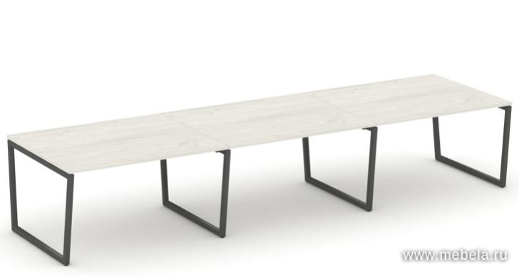 Стол переговорный на T2-образных опорах 40х40 (без лючков)