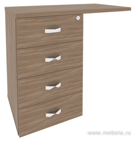 Тумба приставная (универсальная л/пр)