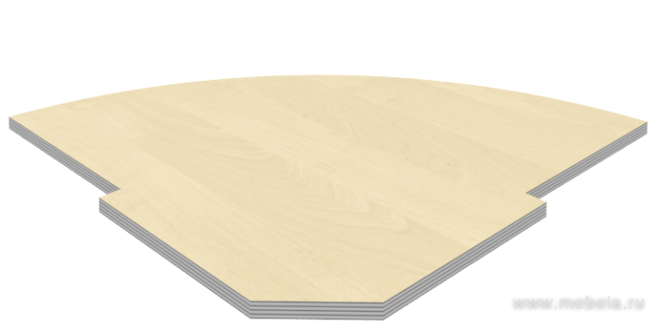 Полка для стойки угловой