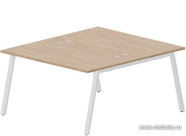 Составной Стол на 2 рабочих места (4 громмета)