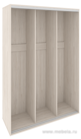 Высокий корпус шкафа-купе + трэк (3-х секционный)