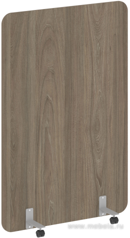 Перегородка напольная ЛДСП на металлических опорах, на роликах