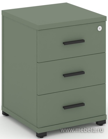 Тумба опорная/приставная 3 ящика.