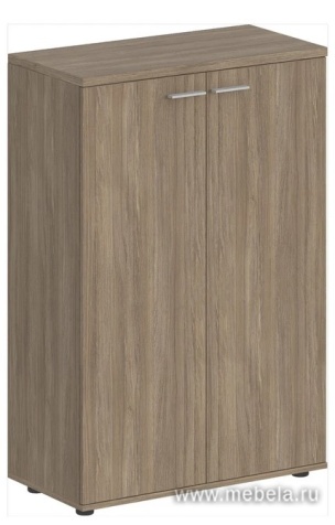 Офисный шкаф низкий для документов (задняя стенка HDF)