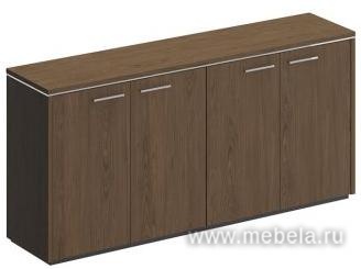 Офисный шкаф для документов низкий закрытый