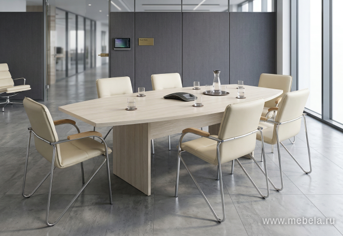 Экран настольный без кронштейнов для стола длиной 120 см.