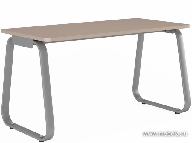 Стол на металлокаркасе прямой (углы скругленные)