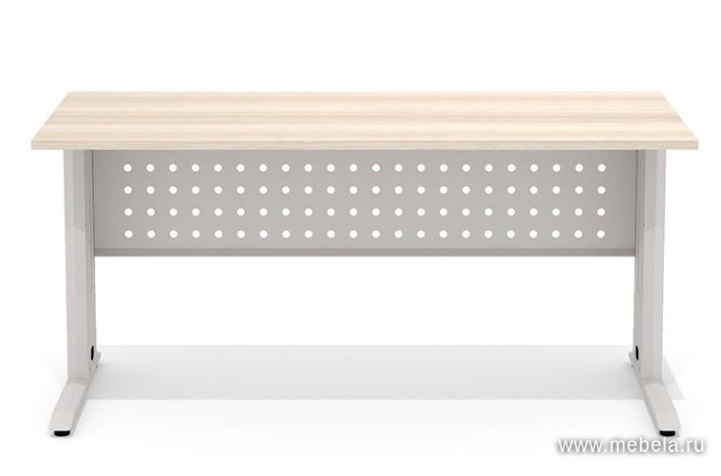 Стол прямой на металлокаркасе