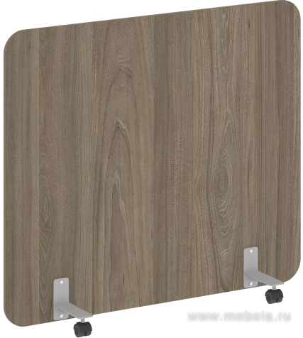 Перегородка напольная ЛДСП на металлических опорах, на роликах