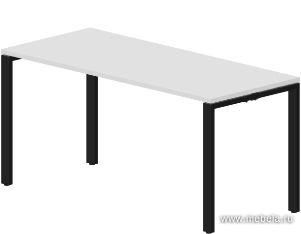 Стол письменный (2 громмета) на П-образном металлокаркасе Strike