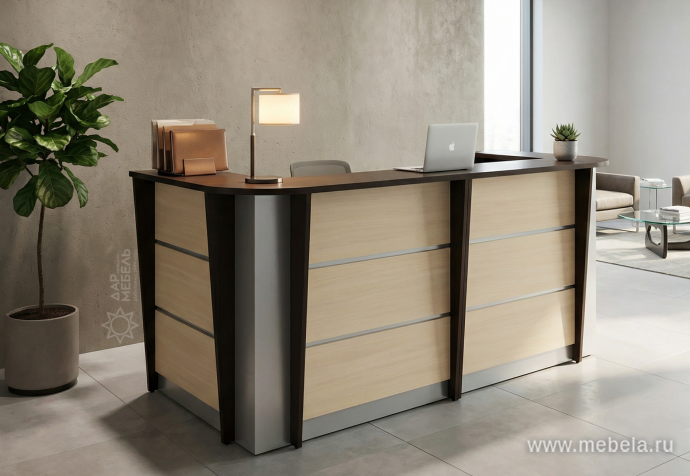 Модуль стойки ресепшен прямой (без стола)