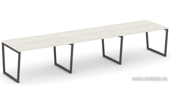 Стол переговорный на T2-образных опорах 40х40 (без лючков)