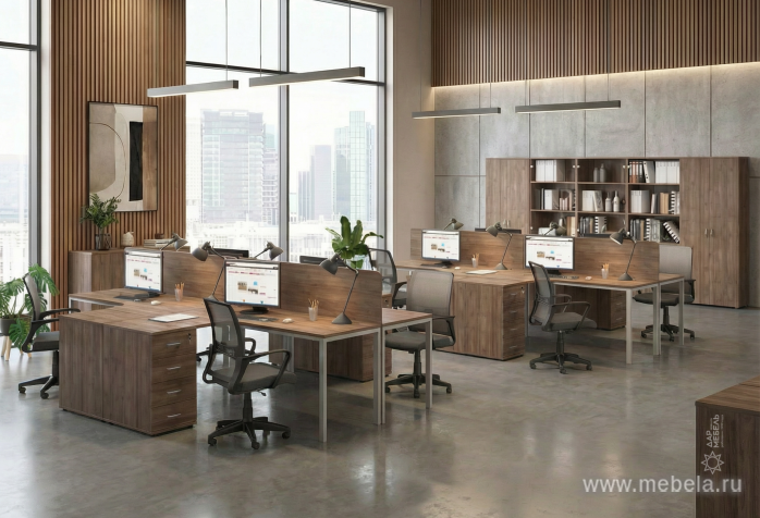 Экран настольный фронтальный тканевый, для стола на ЛДСП - 120