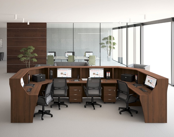 фото стойка ресепшн Комфорт					 №5					