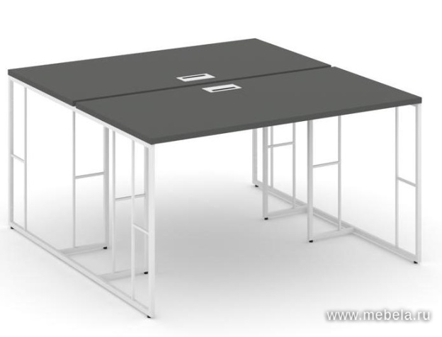 Рабочая станция на металлокаркасе двухсторонняя