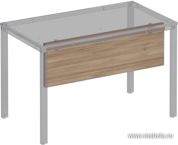 Экран стола защитный (ДСП) с кронштейнами для столов на 120